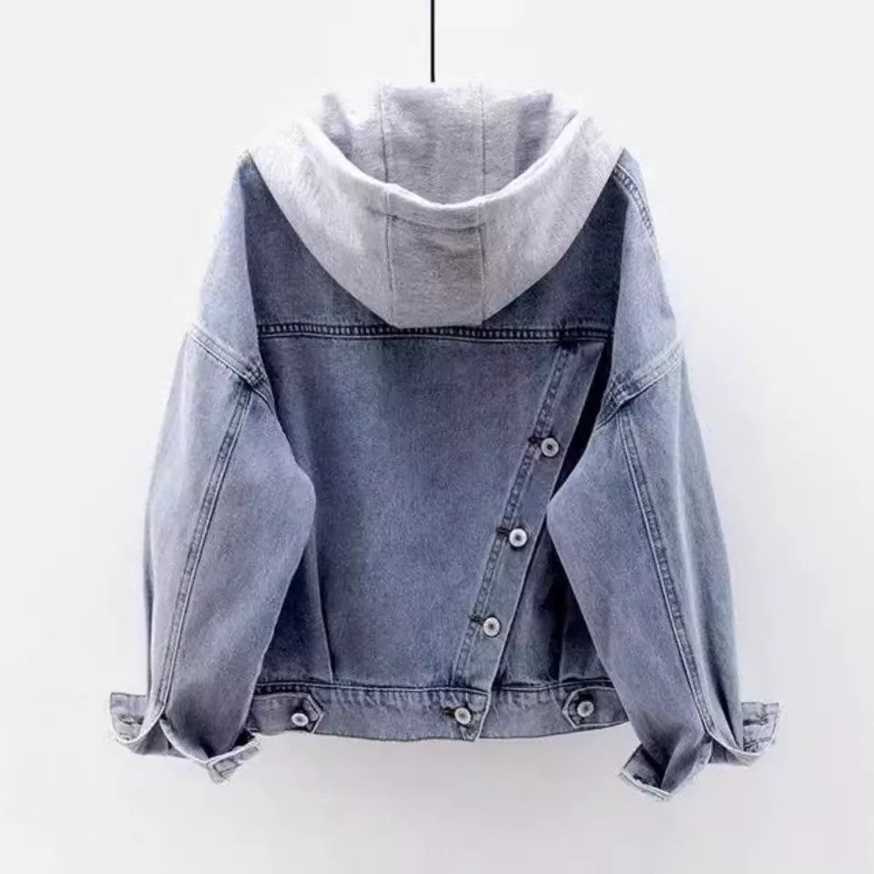 Valka Hooded Denim Jacket