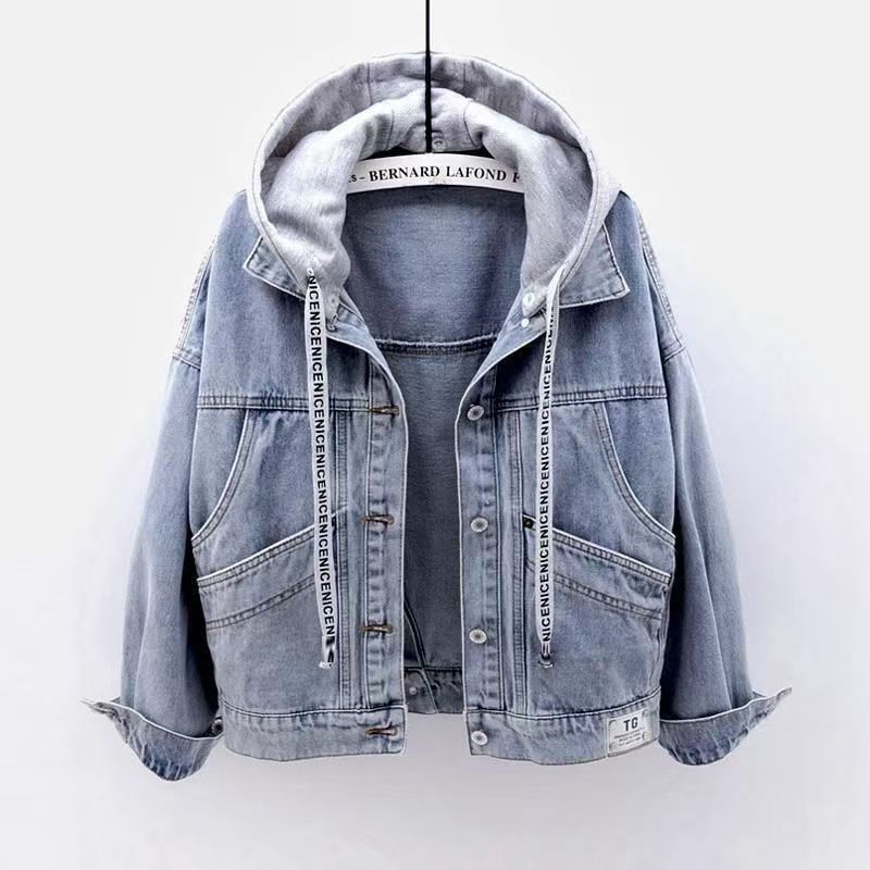 Valka Hooded Denim Jacket