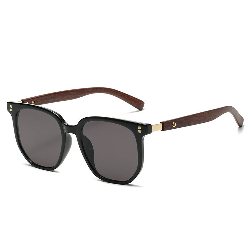 Émilio Luxe Vintage Wood Sunglasses