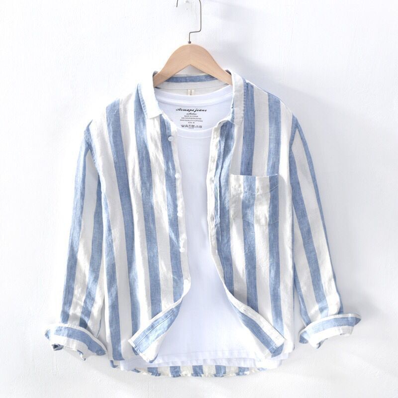 Coastal Stripe Linen Shirt