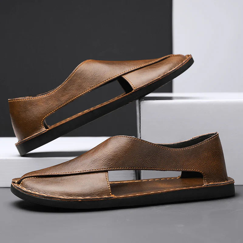 Halden Crosscut Leather Sandals