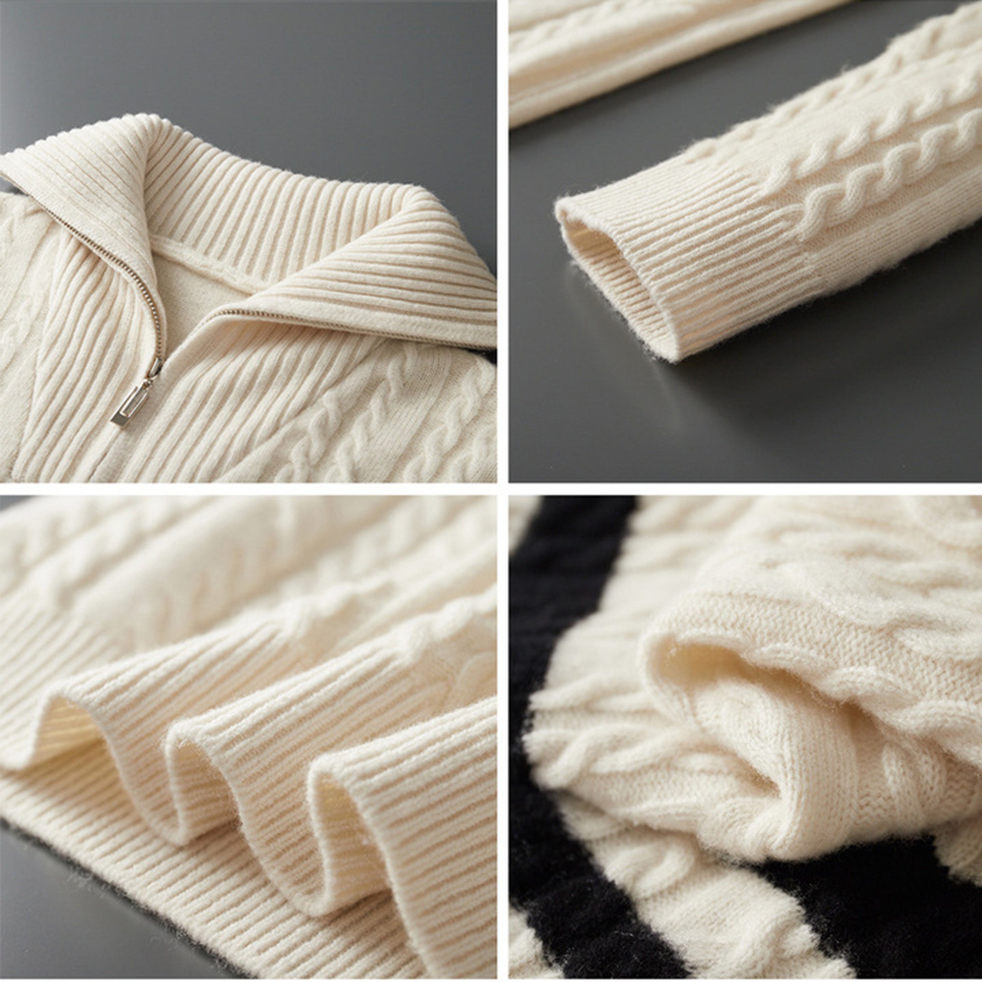 Nobu Cashmere Quarter-Zip