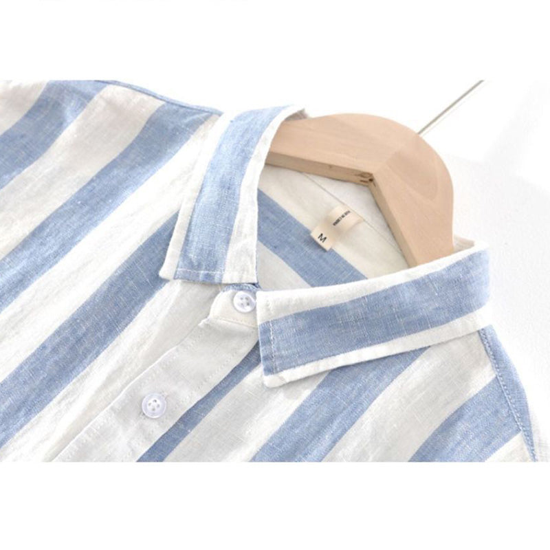 Coastal Stripe Linen Shirt
