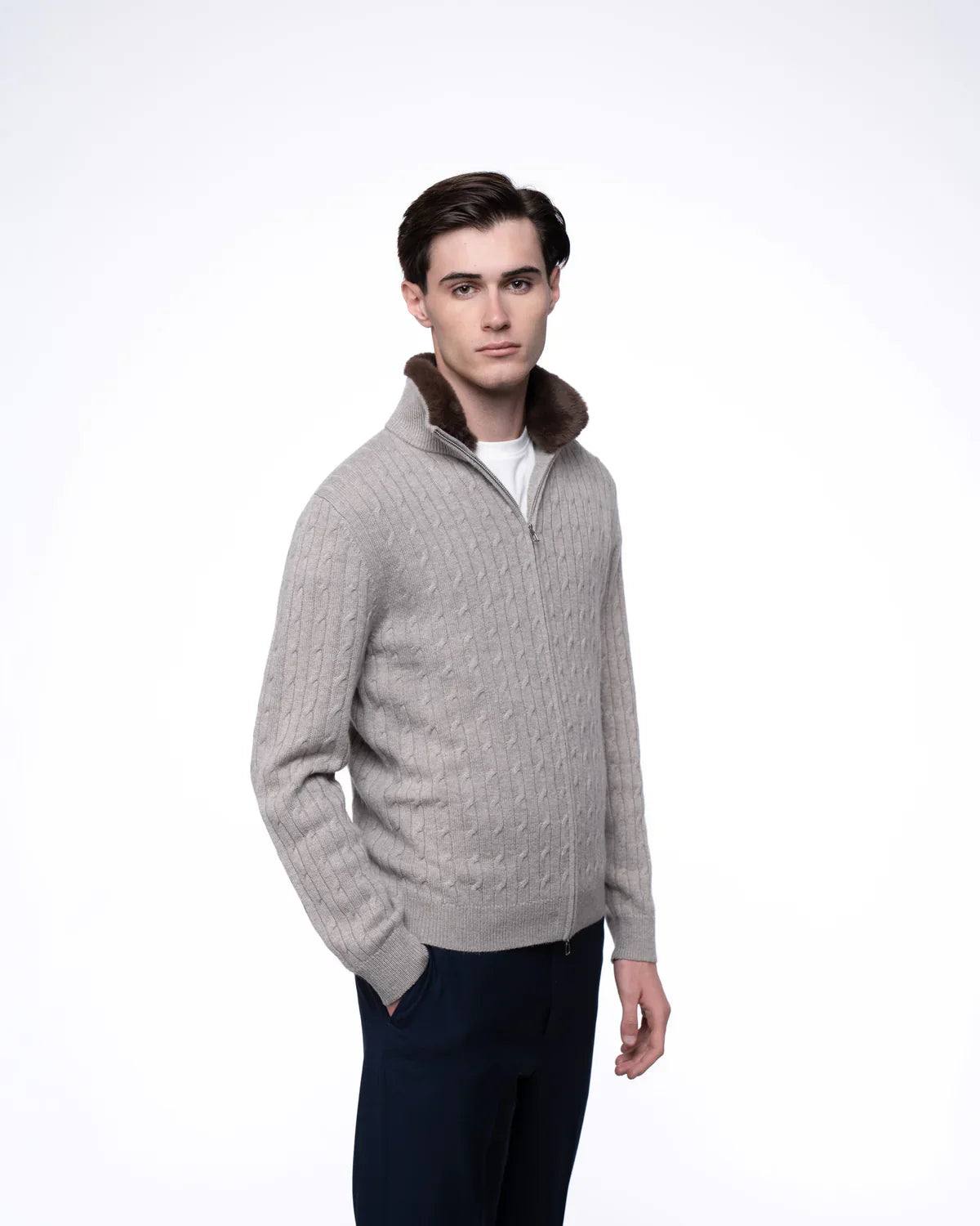 COURCHEVEL Fur Collar Wool Blouson