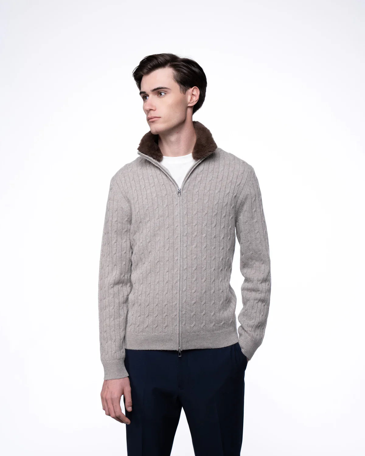 COURCHEVEL Fur Collar Wool Blouson