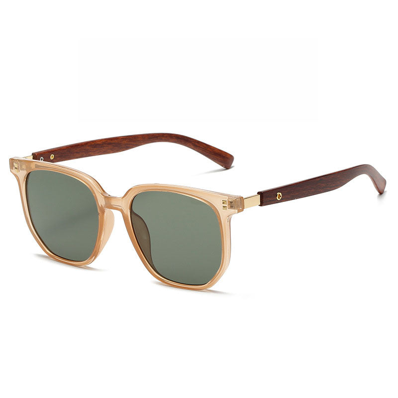 Émilio Luxe Vintage Wood Sunglasses