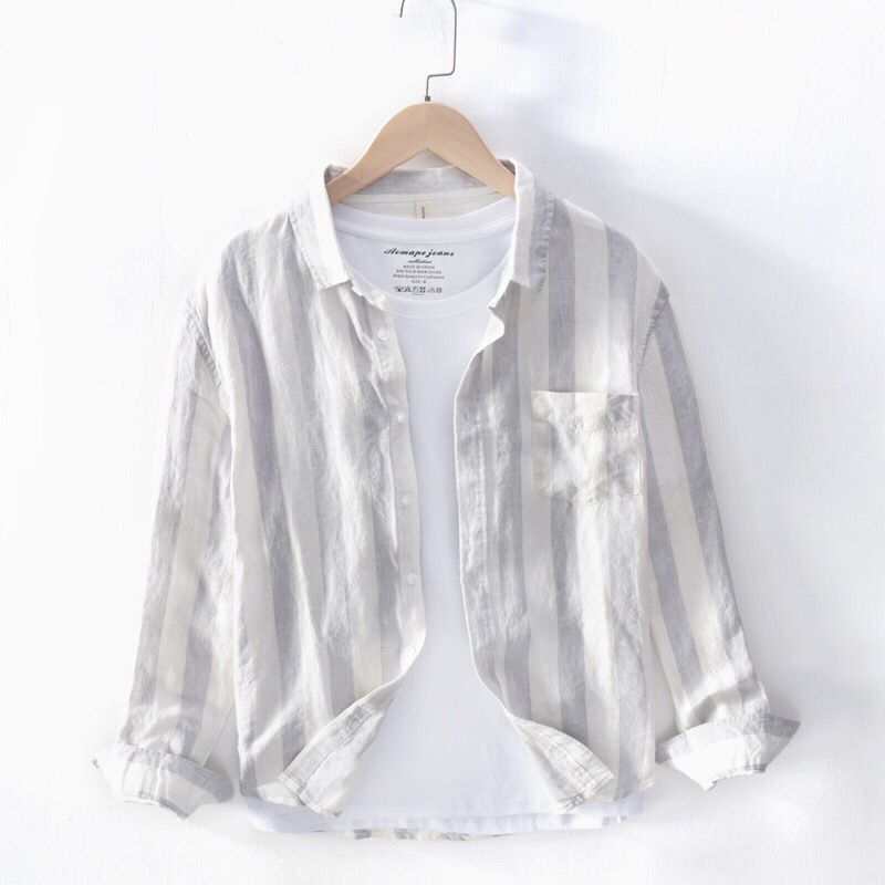 Coastal Stripe Linen Shirt