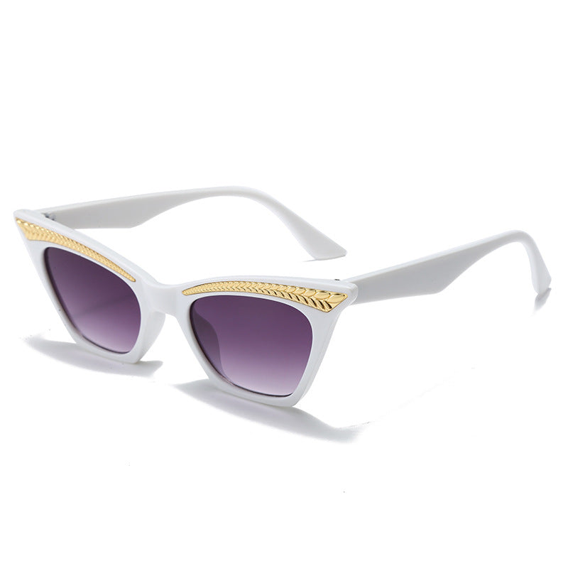 Gilded Wing Cat-eye Sunglasses