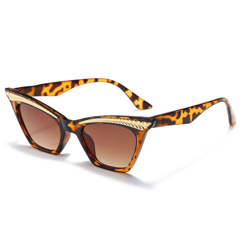 Gilded Wing Cat-eye Sunglasses