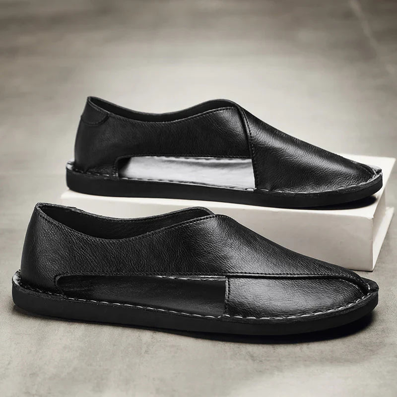 Halden Crosscut Leather Sandals