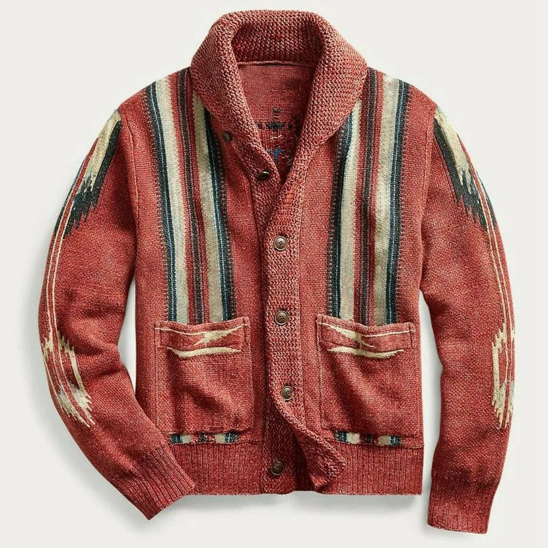 Dalton Weave Wool Cardigan